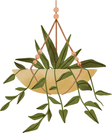 Textured Handdrawn Loose Plant